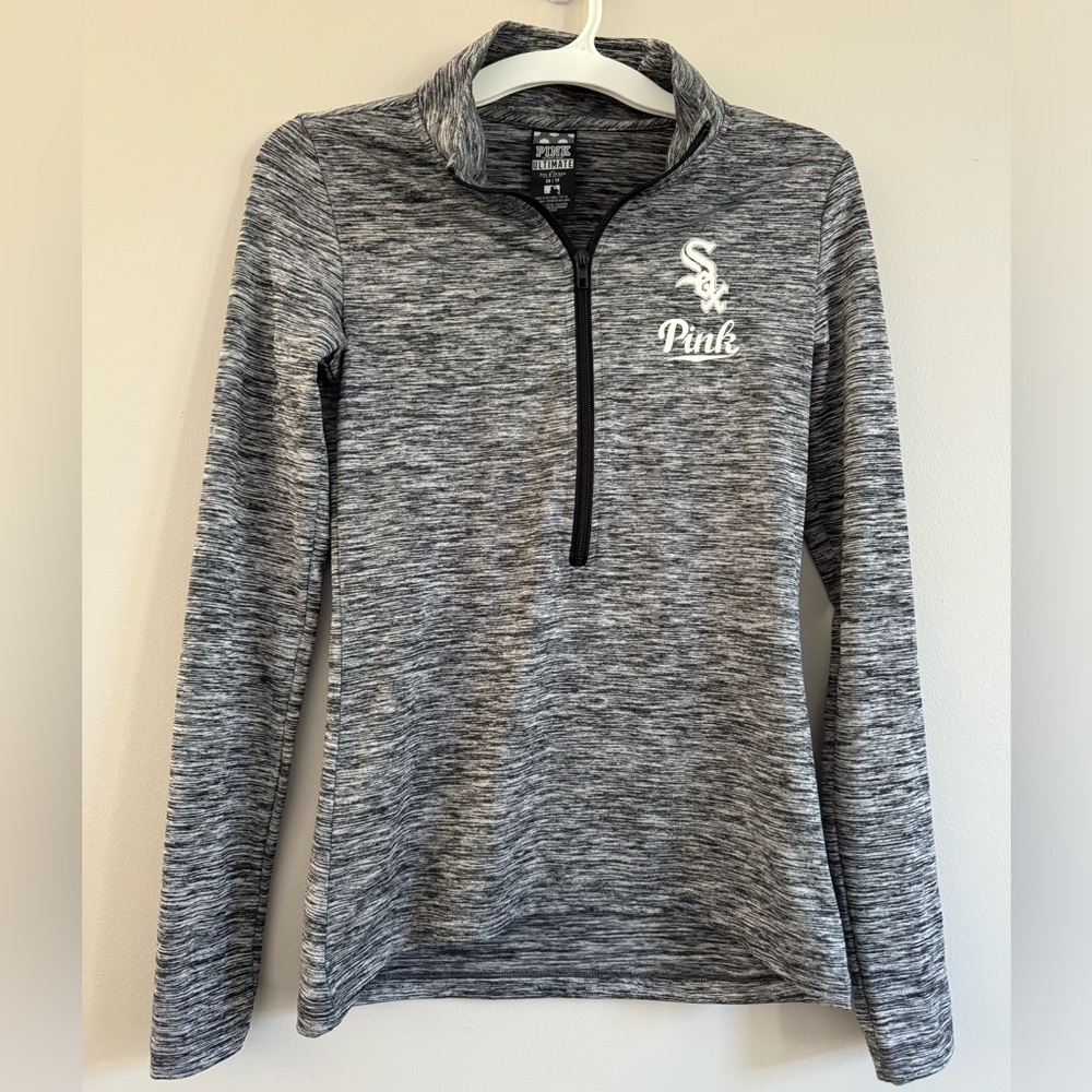 Victorias Secret PINK Chicago White Sox Half Zip Up Jacket XS